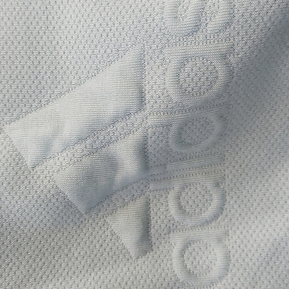 adidas Women's Aeroready Logo Jacquard Half-Zip Sweatshirt green tint in color - Picture 16 of 16